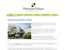 Tablet Screenshot of henleazehouse.co.uk
